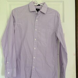 J. Crew man’s dress shirt, 100% cotton.